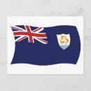 Recherche de anguilla cartes postales Drapeau