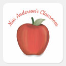 Recherche de pommes rouges autocollants Professeur