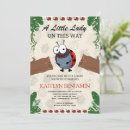 Recherche de ladybug baby shower fille invitations C'est une fille
