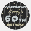 Recherche de 50th birthday party autocollants Noir
