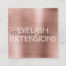 Recherche de eyelash extensions cartes visite Élégant
