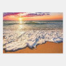 Recherche de coucher du soleil de plage papier cadeau Beau