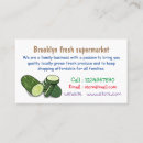 Recherche de concombre cartes visite Fruit