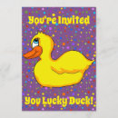 Recherche de canard jaune invitations Violet