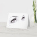 Recherche de beaux yeux vœux cartes Femme