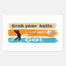 Recherche de golf rectangles autocollants Sports