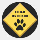 Recherche de chien à bord autocollants Dog
