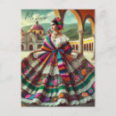 Recherche de mexicain femme cartes postales Coloré