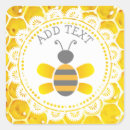 Recherche de abeille noire jaune autocollants Bourdon