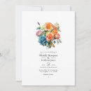 Recherche de vert bleu orange invitations Aquarelle
