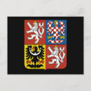 Recherche de drapeau de la république tchèque cartes postales Bohème