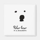 Recherche de ours blanc magnets Mignon