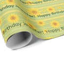 Recherche de anniversaire tournesol papier cadeau Heureux