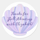 Recherche de de coquillages autocollants Parti mermaid