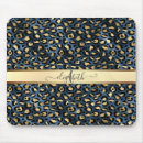 Recherche de léopard bleu tapis souris Motif