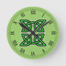 Recherche de symbole celtique horloges Vert