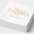 Recherche de joyeux noël serviettes Typographie rétro