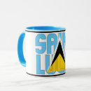 Recherche de lucia tasses Drapeau de saint lucie