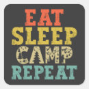 Recherche de camp autocollants Vintage