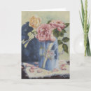 Recherche de peinture antique vœux cartes Rose