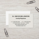 Recherche de primaires cartes visite Simple
