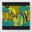 Recherche de oiseau jaune horloges Peinture