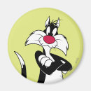 Recherche de sylvester magnets Looney toones cat