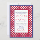 Recherche de point de polka blanc bleu invitations Pois