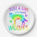 Recherche de loup assiettes Hurler