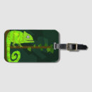 Recherche de lézard vert bagages étiquettes Mignon