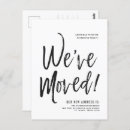 Recherche de nouvel appartement cartes postales Nous avons déménagé