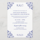 Recherche de simple royal blue mariage invitations Luxe