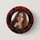 Recherche de c est mon anniversaire badges Rouge