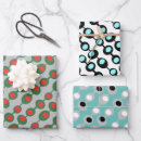 Recherche de rétro motif atomique papier cadeau Noir