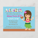 Recherche de hula girl invitations Fête