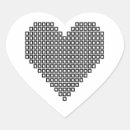 Recherche de coeur pixel autocollants Mignon