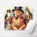 Recherche de chien vintage tapis souris Peinture