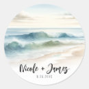 Recherche de vague mer autocollants Sable