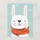 Recherche de lapin de noël cartes postales Hiver