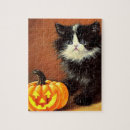 Recherche de chaton noir puzzles Mignon