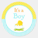 Recherche de baby shower poussette autocollants C'est un garçon