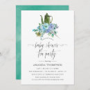 Recherche de tea shower invitations Pastel