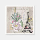 Recherche de tour eiffel serviettes Vintage