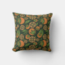 Recherche de vert orange coussins Aquarelle
