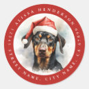 Recherche de dobermann noir autocollants Broche