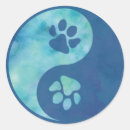 Recherche de chats yang yin autocollants Paix