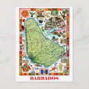 Recherche de barbade cartes postales Île