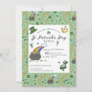 Recherche de jour de la saint patrick invitations Parti irlandais