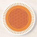 Recherche de nouvel âge dessous de verres Symbole