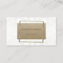Recherche de dentelle brune cartes visite Blanc